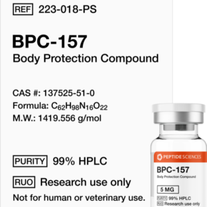 BPC-157 5mg research peptide vial for scientific studies in Dubai, UAE