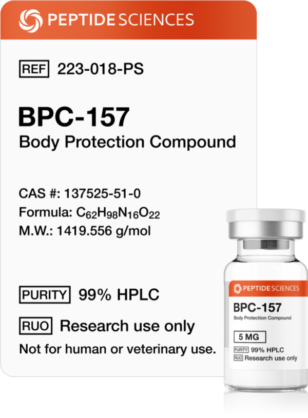 BPC-157 5mg research peptide vial for scientific studies in Dubai, UAE