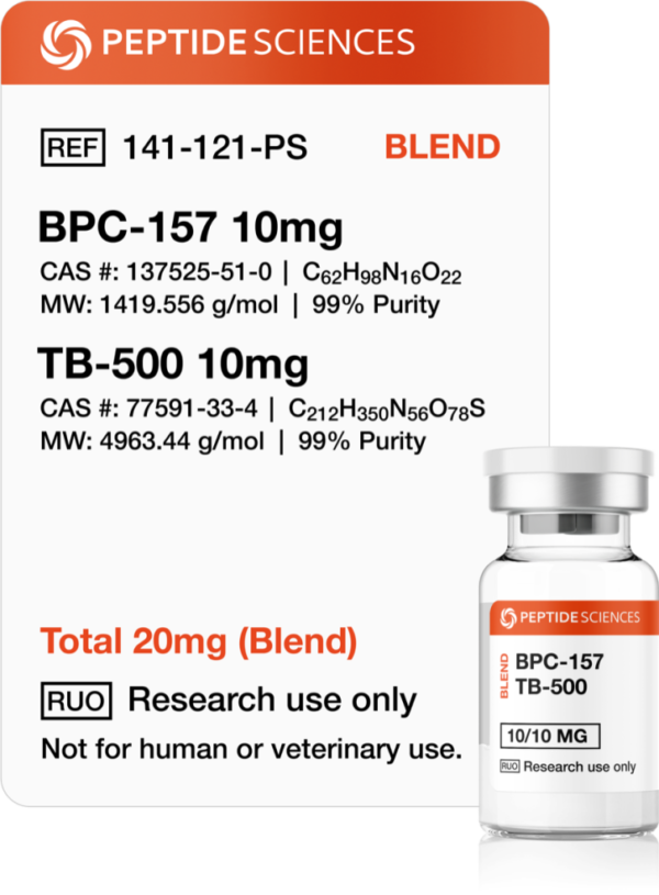 BPC-157 and TB-500 20mg blend for research purposes in Dubai, UAE