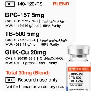 BPC-157 TB-500 GHK-Cu 30mg research peptide blend for UAE laboratories