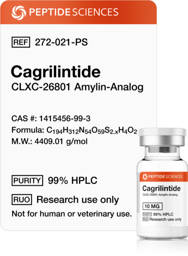 Cagrilintide 10mg research peptide available in Dubai, Abu Dhabi, UAE