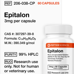 Epitalon 3mg capsules for UAE research laboratories