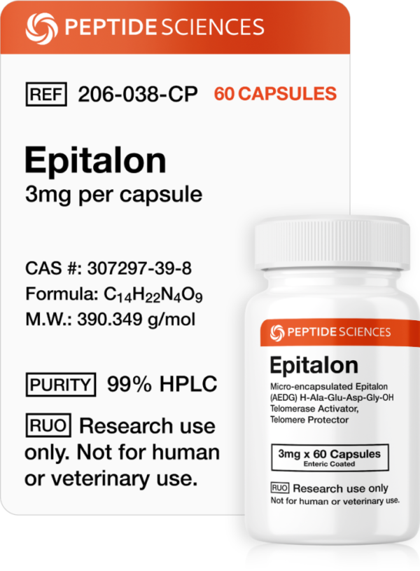 Epitalon 3mg capsules for UAE research laboratories