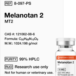 Melanotan 2 (MT2) 10mg peptide vial for research, available in UAE.