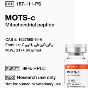 MOTS-c 10mg research peptide for Dubai, Abu Dhabi, and UAE laboratories