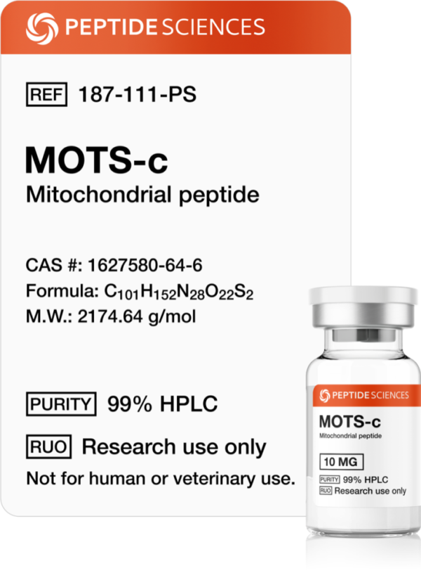MOTS-c 10mg research peptide for Dubai, Abu Dhabi, and UAE laboratories