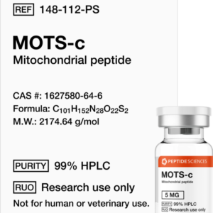 MOTS-c 5mg peptide for research in Dubai, Abu Dhabi, and UAE laboratories