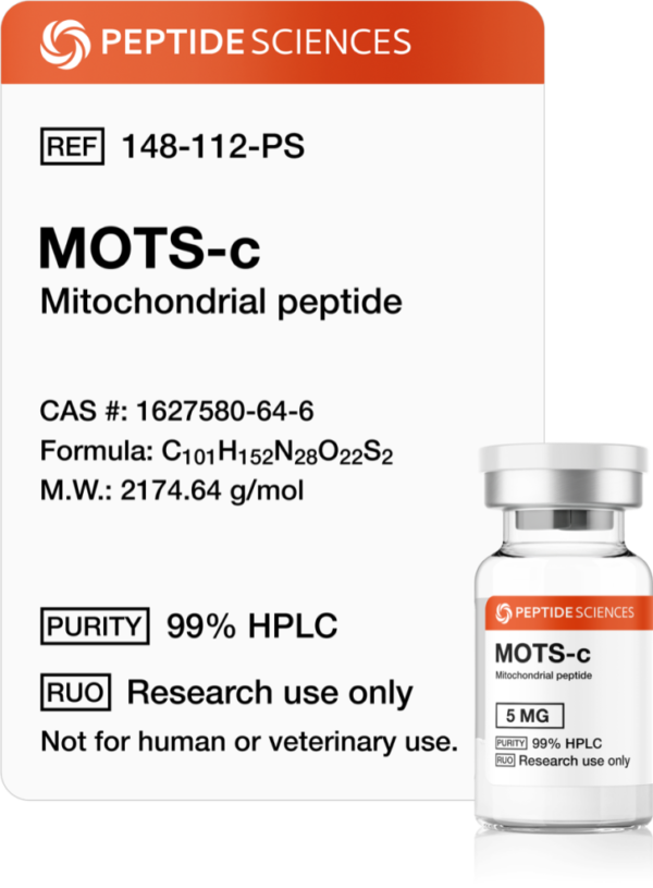 MOTS-c 5mg peptide for research in Dubai, Abu Dhabi, and UAE laboratories