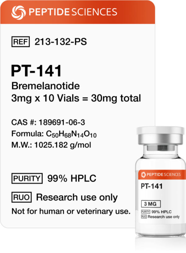 PT-141 30mg research peptide kit (10 vials) for UAE laboratories