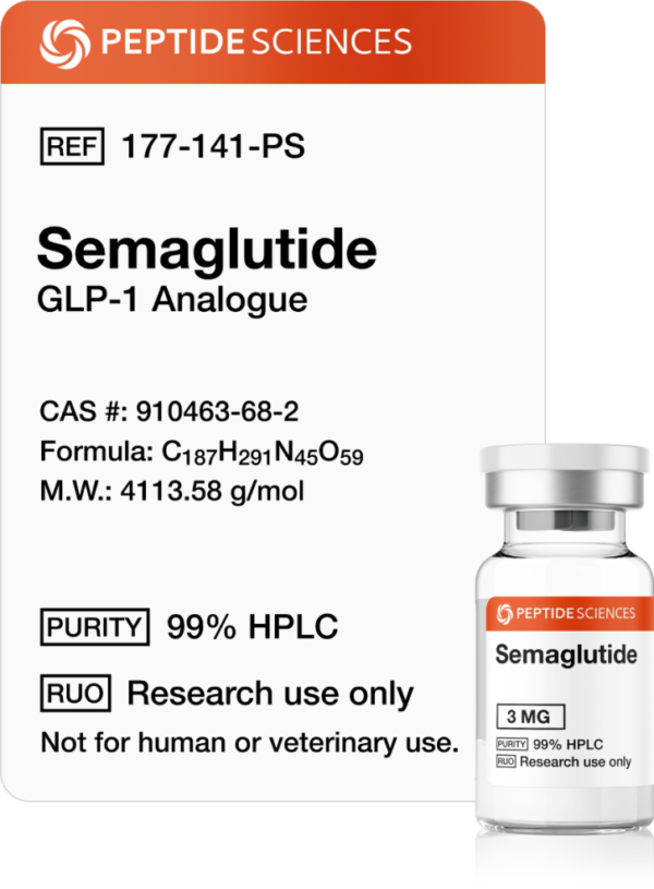 Semaglutide 3mg vial for research purposes in Dubai, UAE