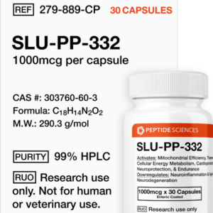 SLU-PP-332 peptide capsules (30,000mcg total) available in Dubai, Abu Dhabi, and across UAE