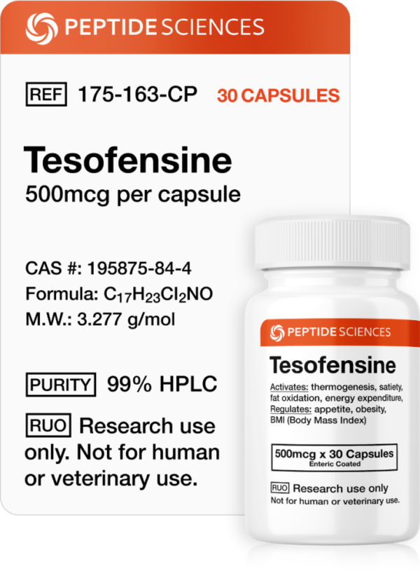 Tesofensine 500mcg capsules for UAE research laboratories